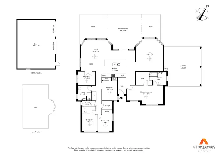 Floorplan of Homely house listing, 159-161 Merluna Road, Park Ridge South QLD 4125