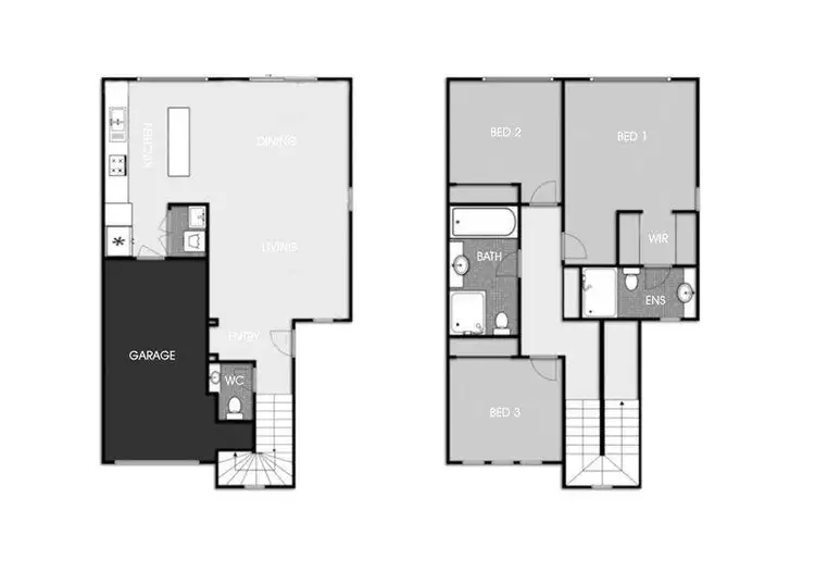 Floorplan of Homely townhouse listing, 69/18 Archipelago Street, Pacific Pines QLD 4211