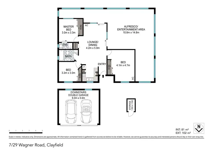Floorplan of Homely unit listing, 7/29 Wagner Road, Clayfield QLD 4011