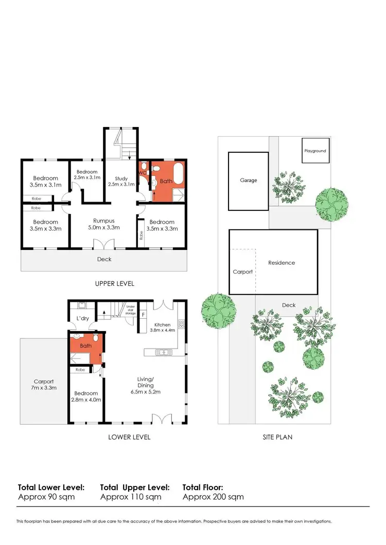 Floorplan of Homely house listing, 15 Leisure Way, Rosebud VIC 3939