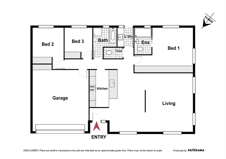 Floorplan of Homely townhouse listing, 7/12 Mulloon Street, Queanbeyan NSW 2620