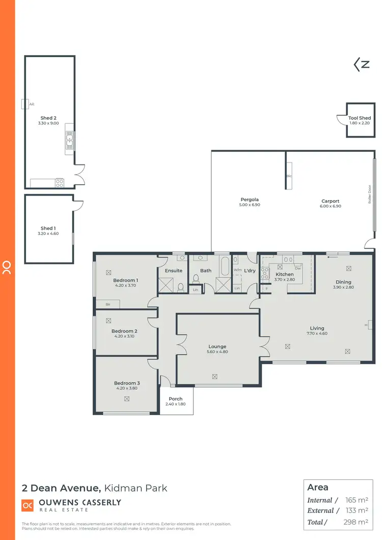 Floorplan of Homely house listing, 2 Dean Avenue, Kidman Park SA 5025