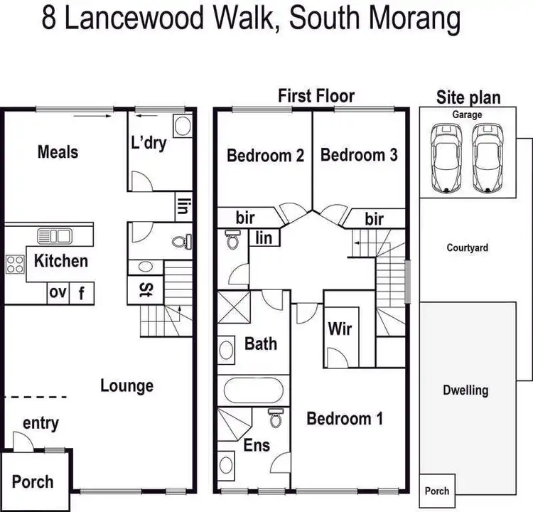 Floorplan of Homely house listing, 8 Lancewood Walk, South Morang VIC 3752