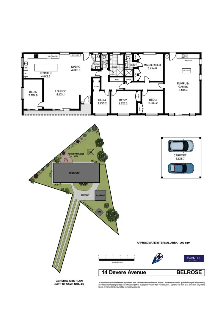 Floorplan of Homely house listing, 14 Devere Avenue, Belrose NSW 2085