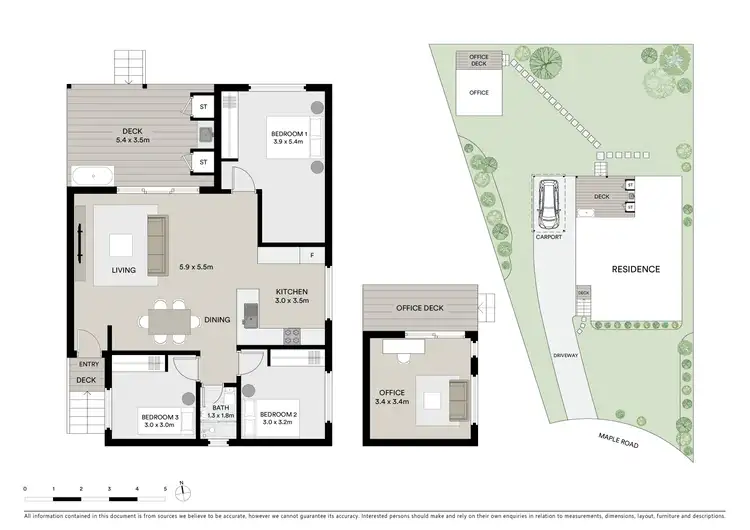 Floorplan of Homely house listing, 21 Maple Road, Sandy Beach NSW 2456