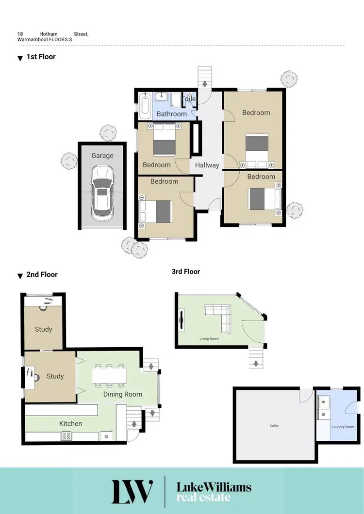 Floorplan of Homely house listing, 18 Hotham Street, Warrnambool VIC 3280
