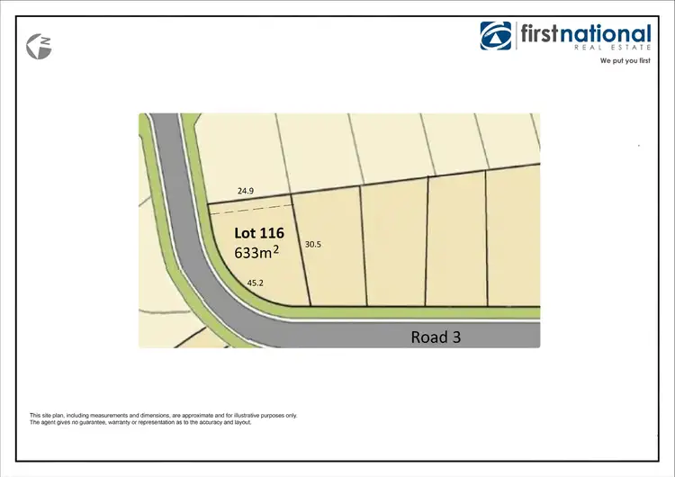 Floorplan of Homely land listing, LOT 116 Flat Top Drive, Woolgoolga NSW 2456