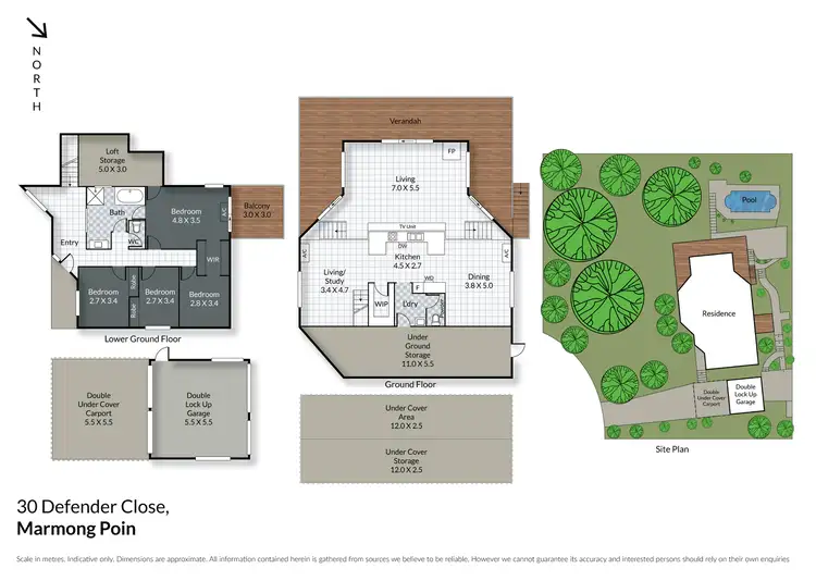 Floorplan of Homely house listing, 30 Defender Close, Marmong Point NSW 2284