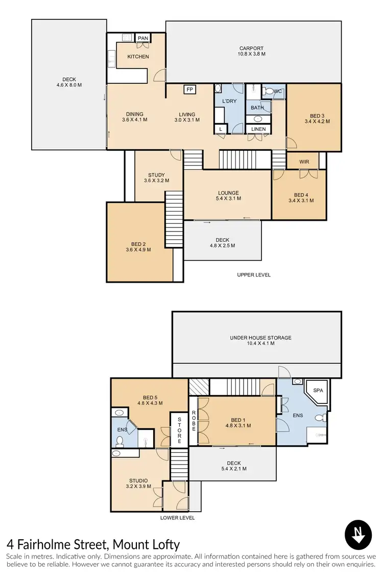 Floorplan of Homely house listing, 4 Fairholme Street, Mount Lofty QLD 4350