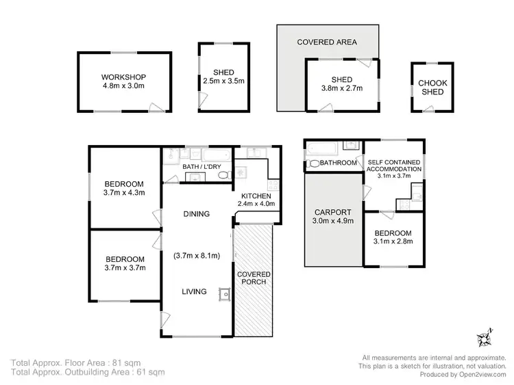 Floorplan of Homely house listing, 21 Nubeena Back Road, Nubeena TAS 7184