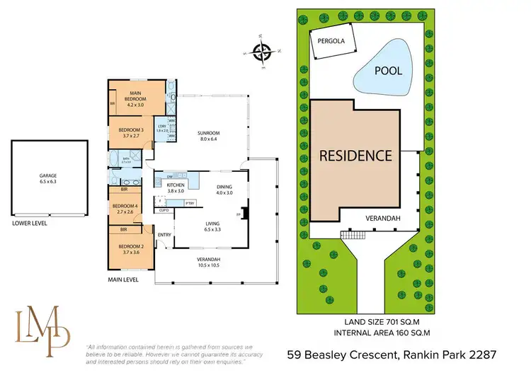 Floorplan of Homely house listing, 59 Beasley Crescent, Rankin Park NSW 2287