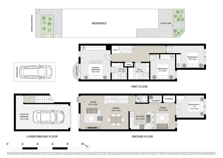 Floorplan of Homely townhouse listing, 65 Combles Parade, Matraville NSW 2036