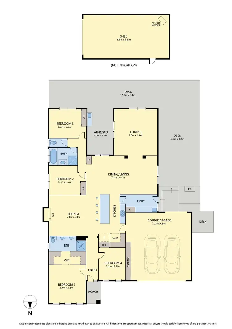 Floorplan of Homely house listing, 1 Francis Crescent, Gisborne VIC 3437