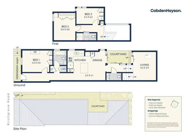 Floorplan of Homely house listing, 103 Birchgrove Road, Birchgrove NSW 2041