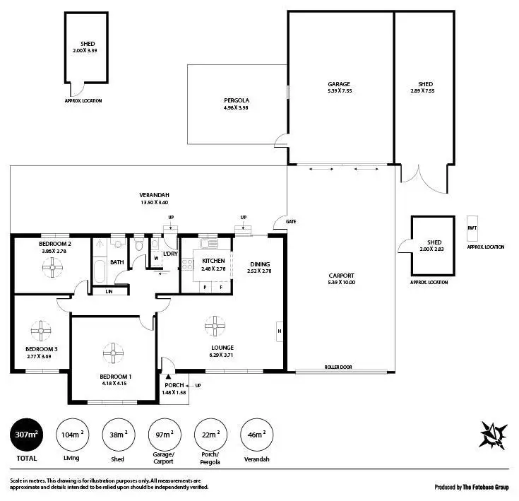 Floorplan of Homely house listing, 40 Jersey Avenue, Brahma Lodge SA 5109