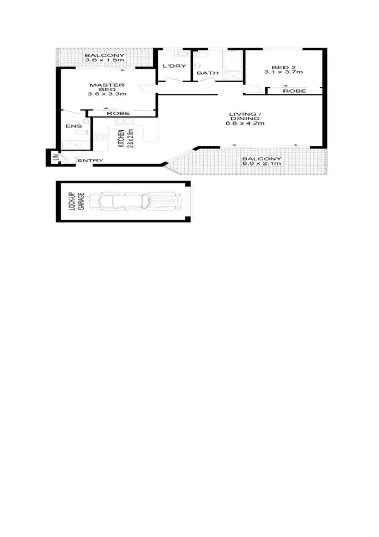 Floorplan of Homely apartment listing, 16/20-26 Jenner Street, Baulkham Hills NSW 2153