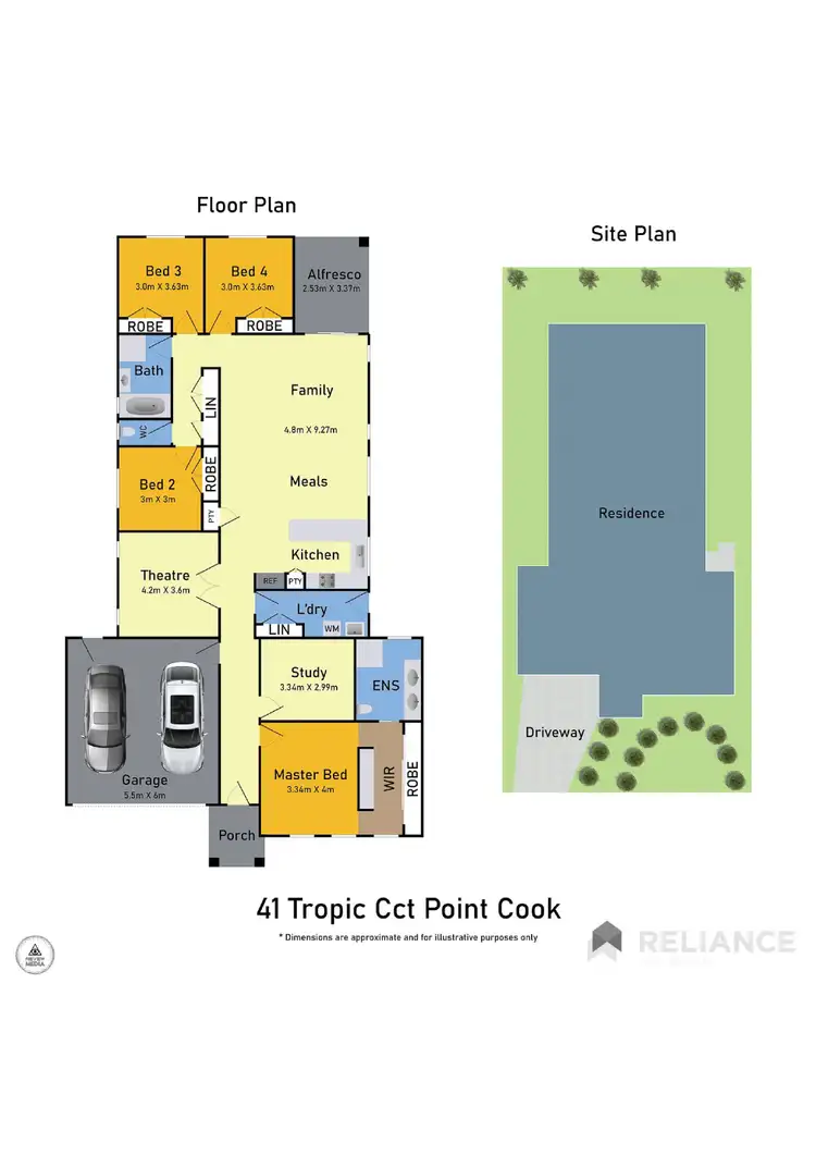Floorplan of Homely house listing, 41 Tropic Circuit, Point Cook VIC 3030