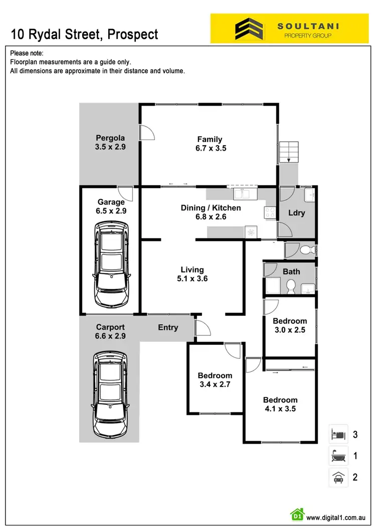 Floorplan of Homely house listing, 10 Rydal Street, Prospect NSW 2148