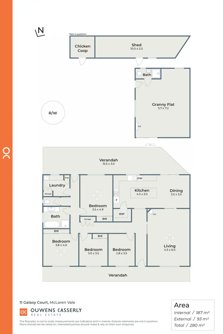 Floorplan of Homely house listing, 11 Galaxy Court, Mclaren Vale SA 5171