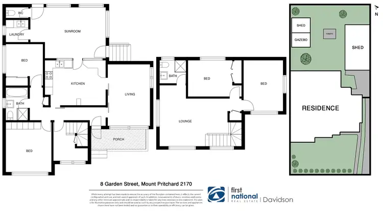 Floorplan of Homely house listing, 8 Garden Street, Mount Pritchard NSW 2170