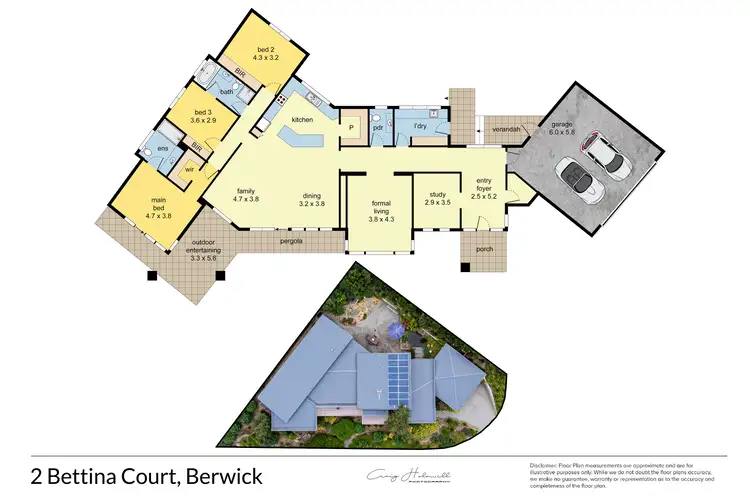 Floorplan of Homely house listing, 2 Bettina Court, Berwick VIC 3806