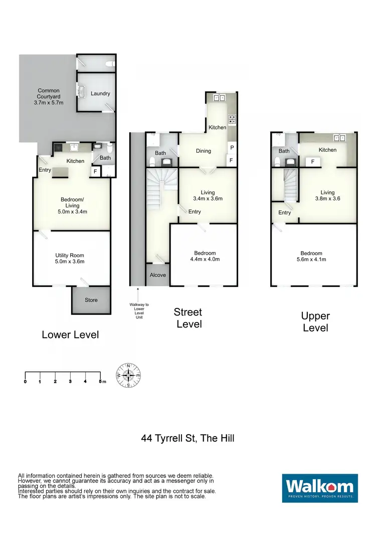 Floorplan of Homely block of units listing, 44 Tyrrell Street, The Hill NSW 2300