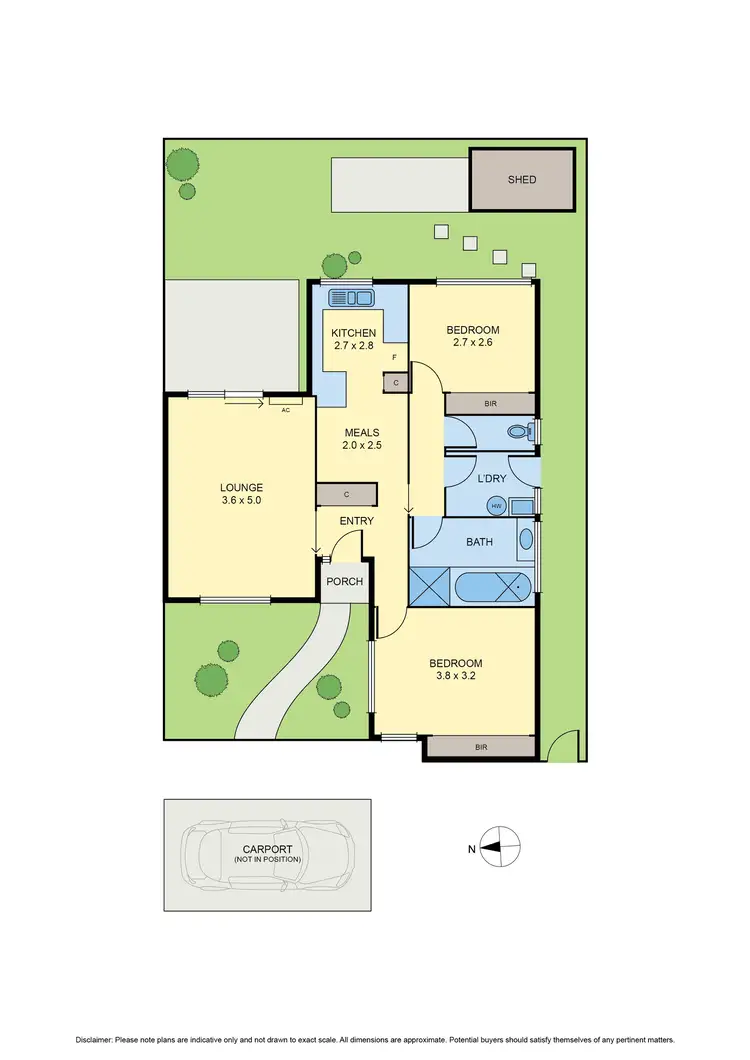Floorplan of Homely unit listing, 4/36 Sylvan Grove, Pascoe Vale VIC 3044