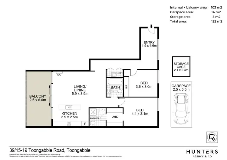 Floorplan of Homely apartment listing, 39/15-19 Toongabbie Road, Toongabbie NSW 2146