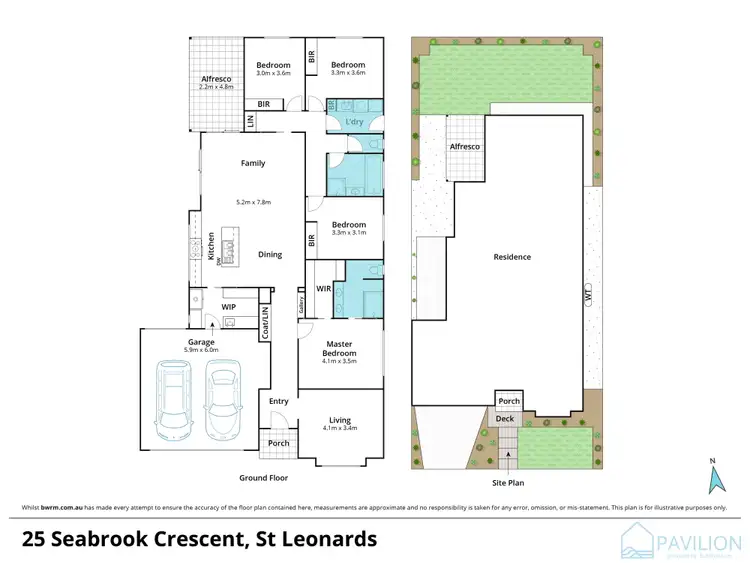 Floorplan of Homely house listing, 25 Seabrook Crescent, St Leonards VIC 3223