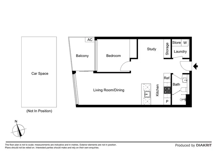 Floorplan of Homely apartment listing, 1806/15 Everage Street, Moonee Ponds VIC 3039