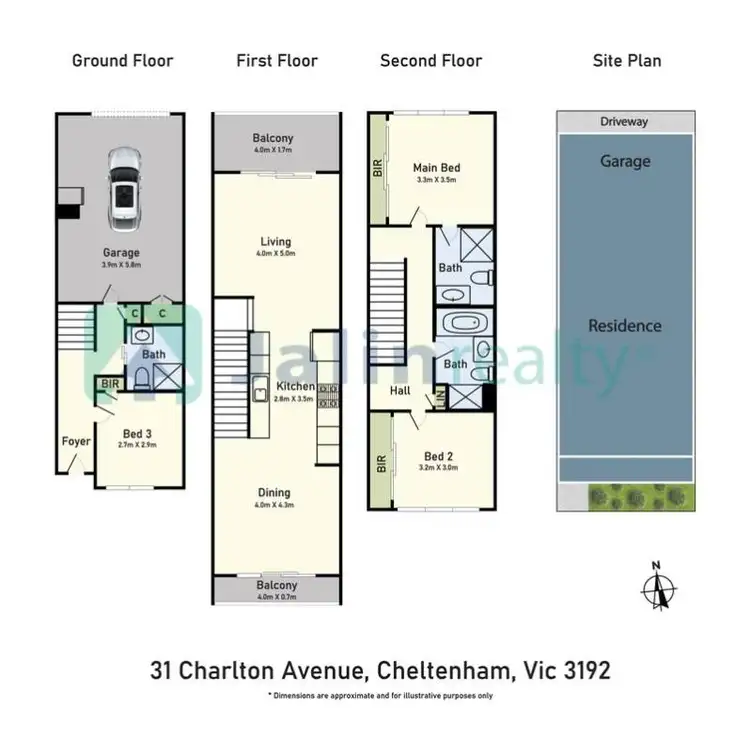 Floorplan of Homely house listing, 31 Charlton Avenue, Cheltenham VIC 3192