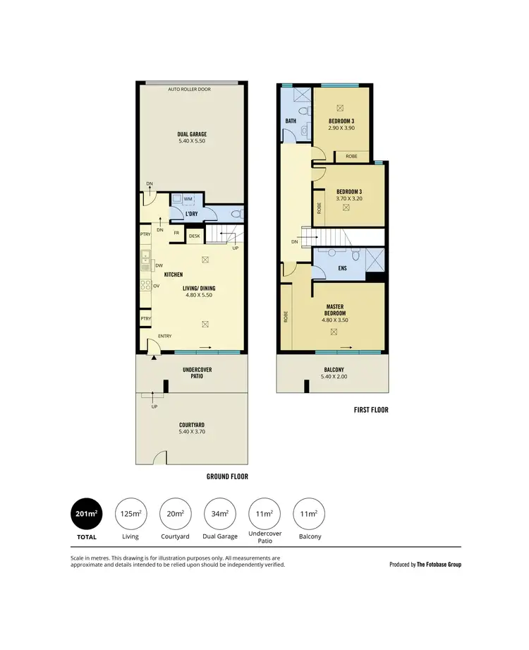 Floorplan of Homely townhouse listing, 48 East Parkway, Lightsview SA 5085