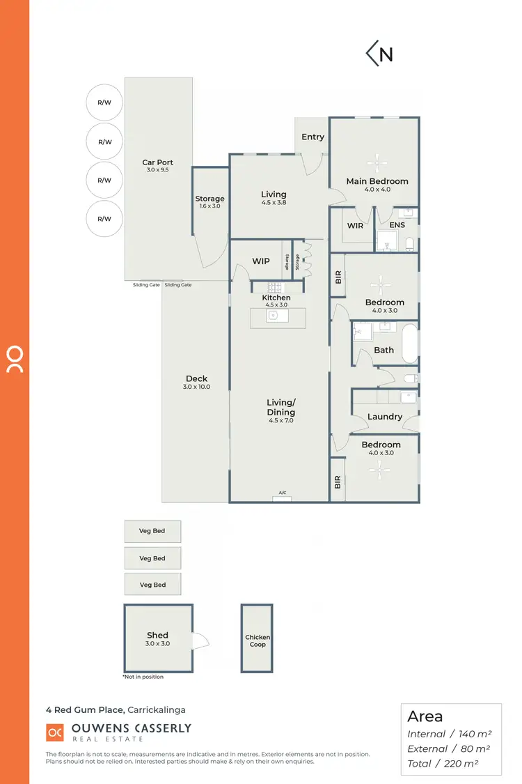 Floorplan of Homely house listing, 4 Red Gum Place, Carrickalinga SA 5204