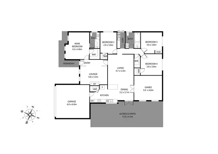 Floorplan of Homely house listing, 10 Tamar Break, Madora Bay WA 6210