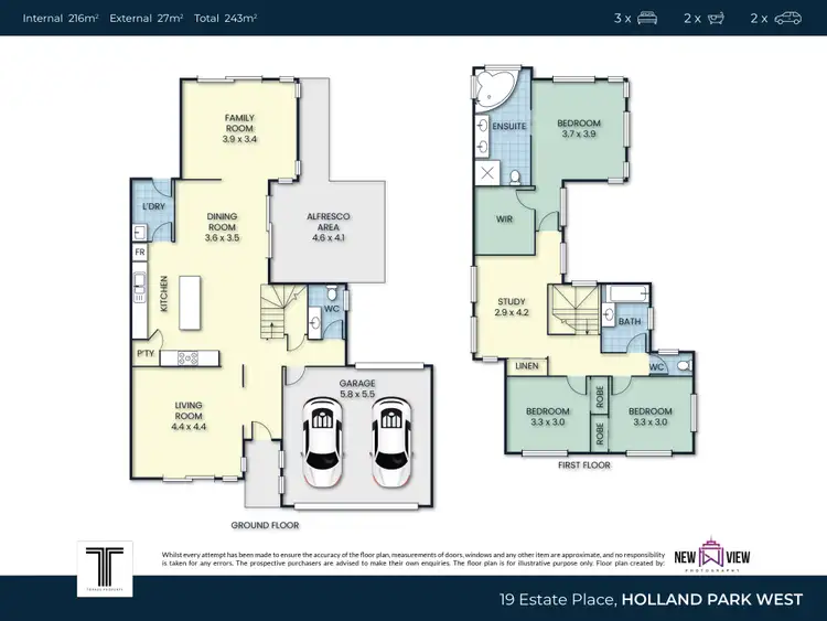 Floorplan of Homely house listing, 19 Estate Place, Holland Park West QLD 4121