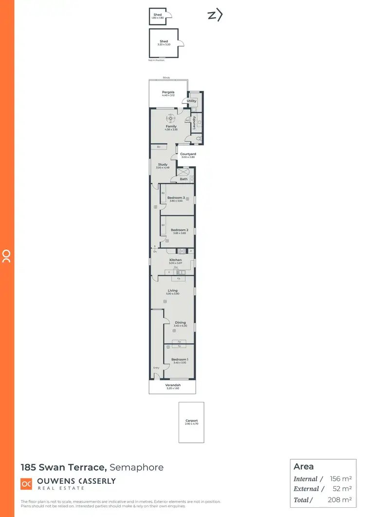 Floorplan of Homely house listing, 185 Swan Terrace, Semaphore SA 5019
