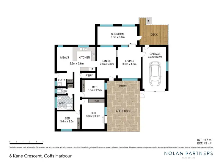 Floorplan of Homely house listing, 6 Kane Crescent, Coffs Harbour NSW 2450
