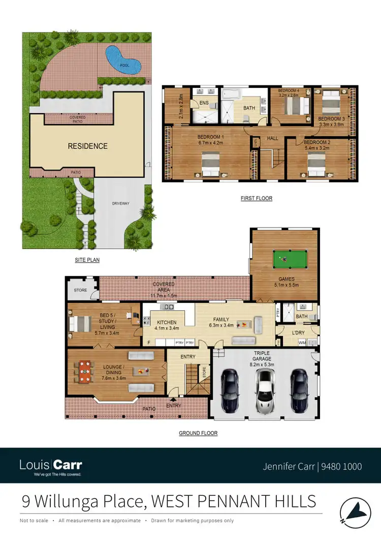 Floorplan of Homely house listing, 9 Willunga Place, West Pennant Hills NSW 2125