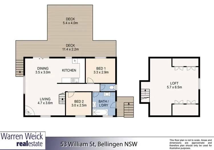 Floorplan of Homely house listing, 53 William Street, Bellingen NSW 2454