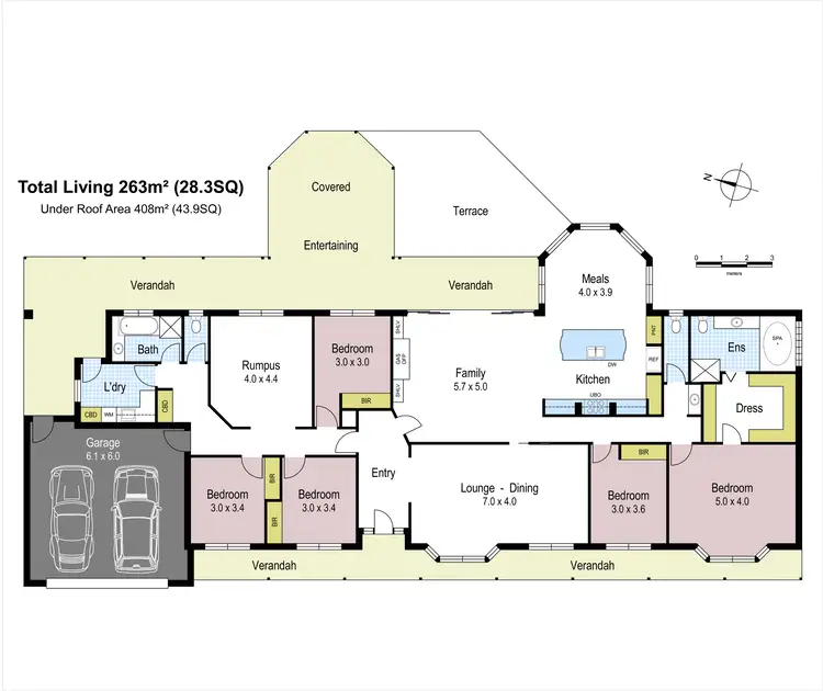 Floorplan of Homely house listing, 16 Greenland Drive, Drouin VIC 3818