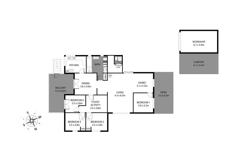 Floorplan of Homely house listing, 10 Angalore Road, Madora Bay WA 6210