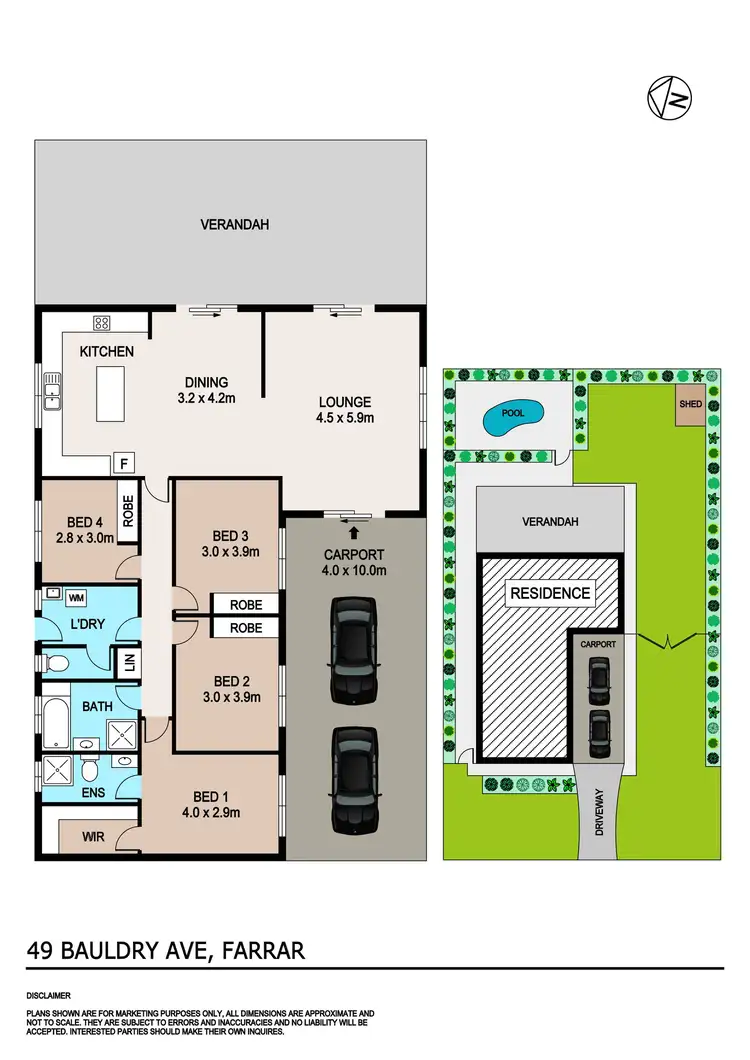 Floorplan of Homely house listing, 49 Bauldry Avenue, Farrar NT 830