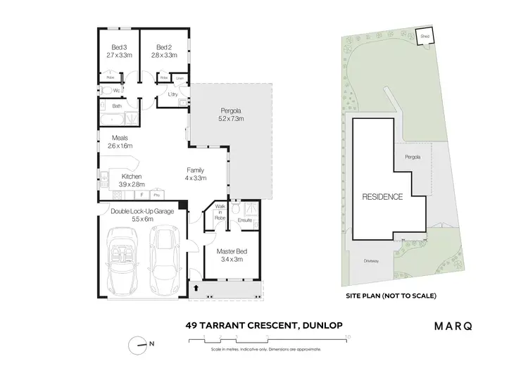 Floorplan of Homely house listing, 49 Tarrant Crescent, Dunlop ACT 2615
