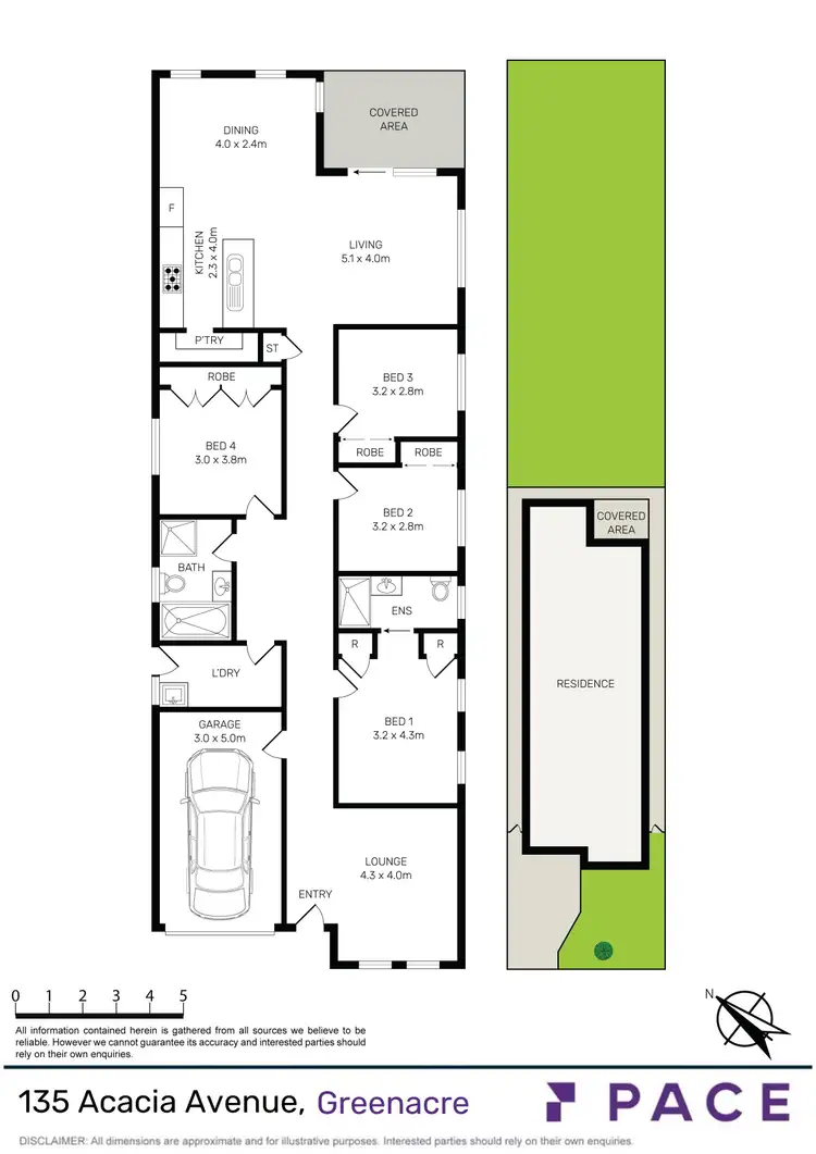 Floorplan of Homely house listing, 135 Acacia Avenue, Greenacre NSW 2190