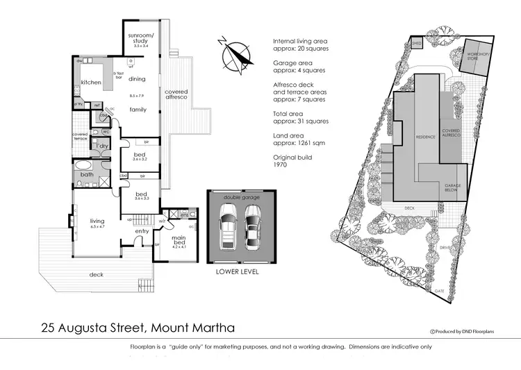 Floorplan of Homely house listing, 25 Augusta Street, Mount Martha VIC 3934