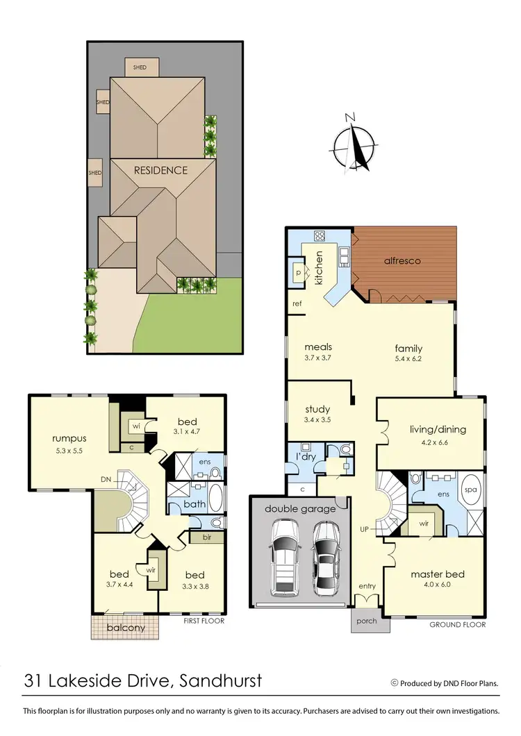 Floorplan of Homely house listing, 31 Lakeside Drive, Sandhurst VIC 3977