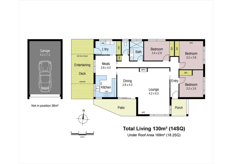 Floorplan of Homely house listing, 6 Edgar Street, Drouin VIC 3818