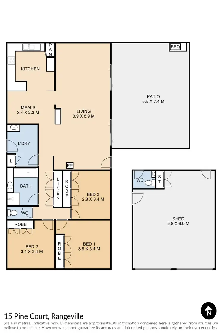 Floorplan of Homely house listing, 15 Pine Court, Rangeville QLD 4350