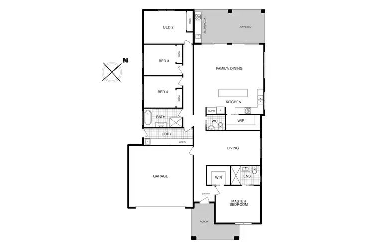 Floorplan of Homely land listing, 14 Warner Street, Googong NSW 2620