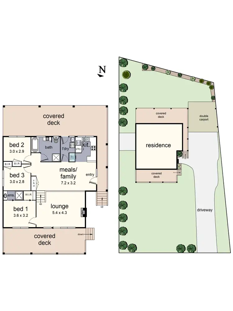 Floorplan of Homely house listing, 10 Weymar Crescent, Wandin North VIC 3139